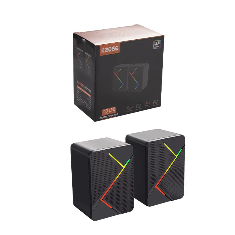 RGB USB Gaming Stereo Speakers | Desktop PC Speakers