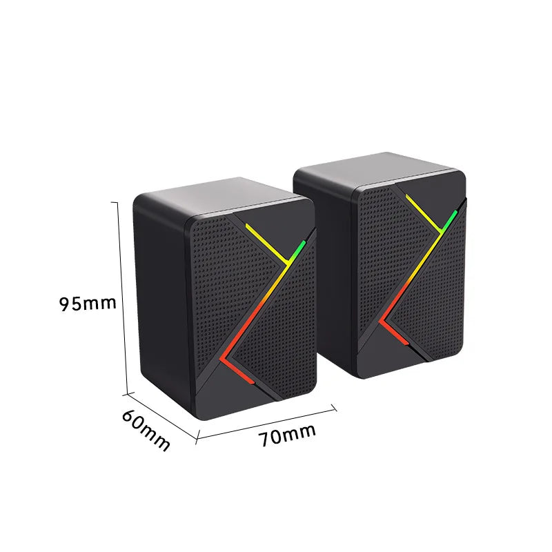 RGB USB Gaming Stereo Speakers | Desktop PC Speakers