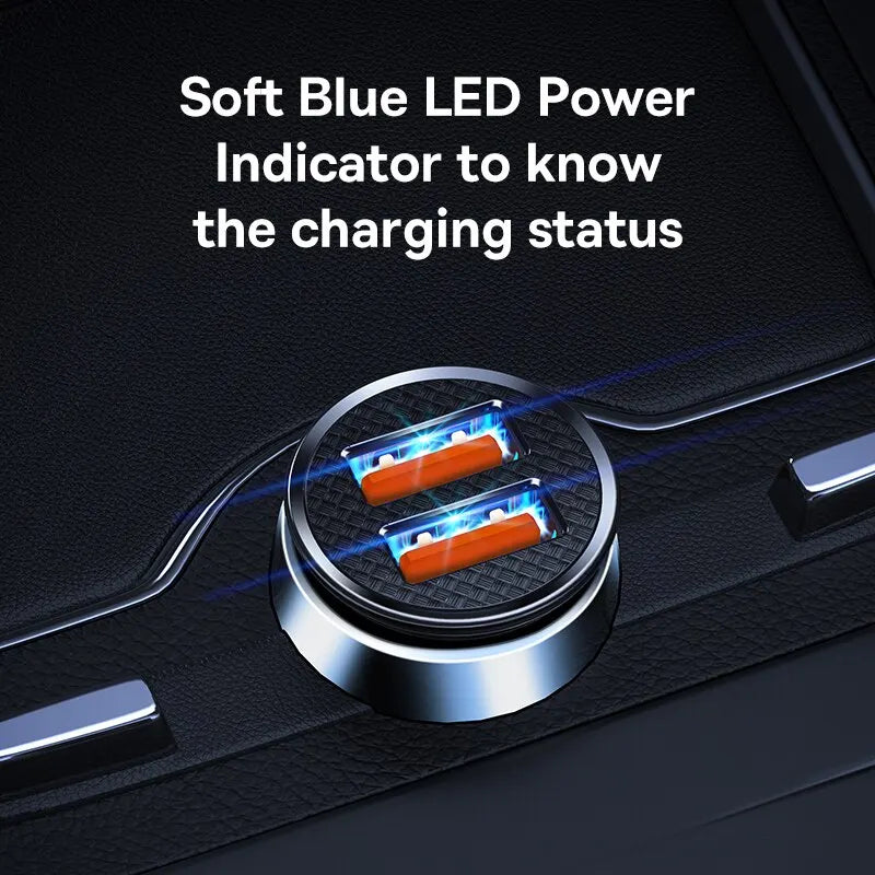 Baseus 30W USB-C Fast Car Charger | PD & Quick Charge 4.0