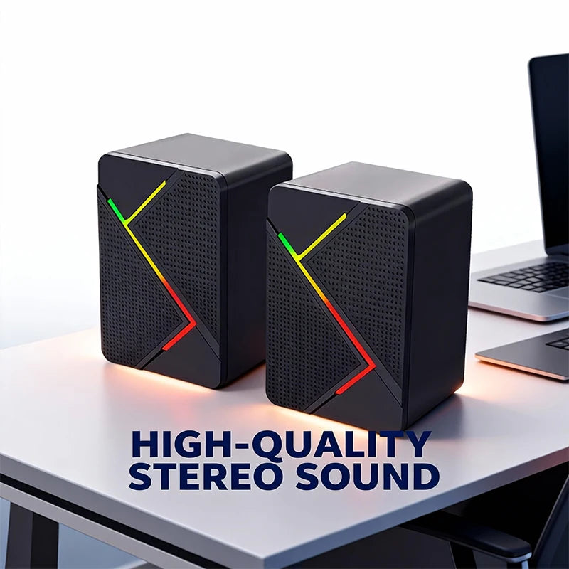 RGB USB Gaming Stereo Speakers | Desktop PC Speakers