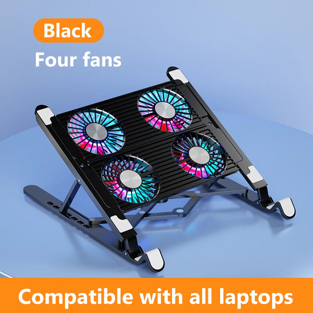 RGB Laptop Cooling Pad | Adjustable USB Cooling Stand