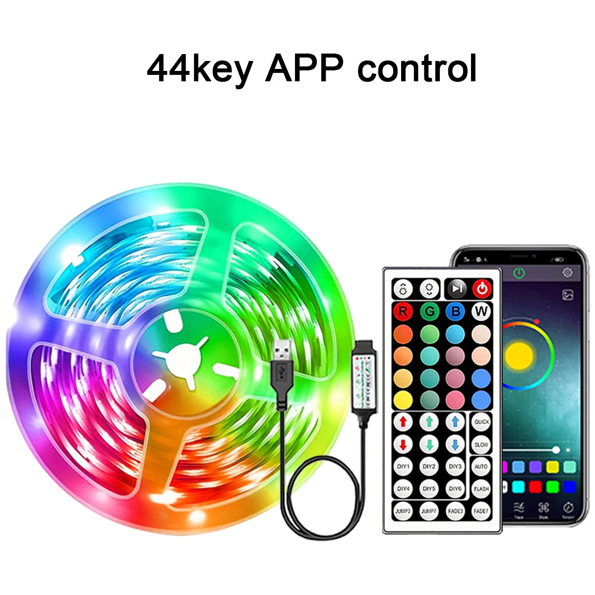 RGB LED Strip Lights with App & Remote Control | 5M, 10M, 20M & 30M