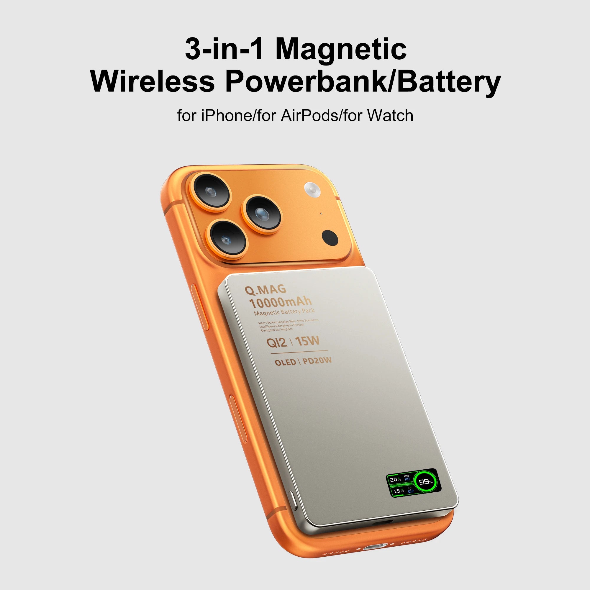 Magnetic Wireless Power Bank 5000mAh/10000mAh Fast Charger