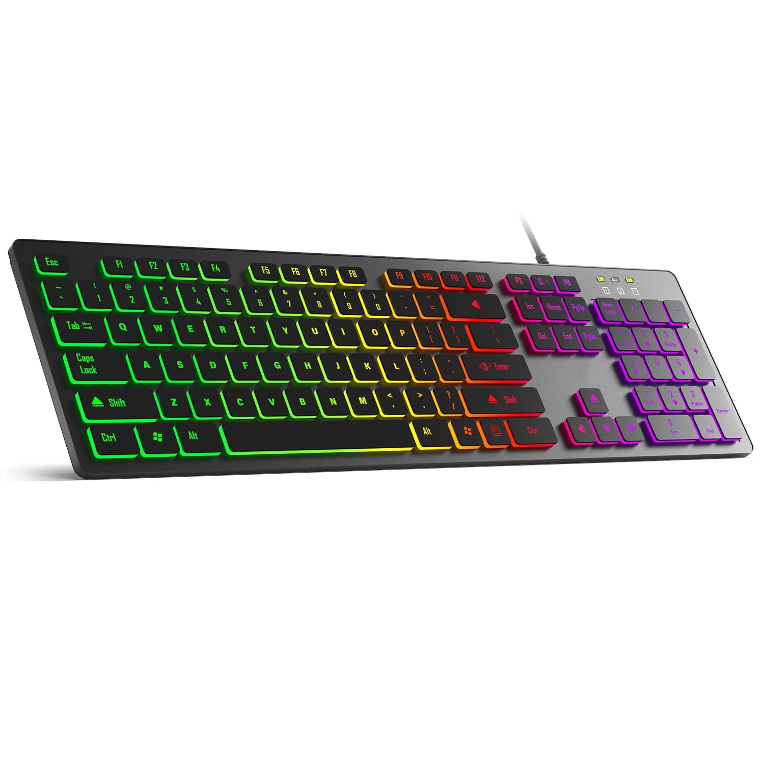 RGB Gaming Keyboard | LED Backlit USB Keyboard