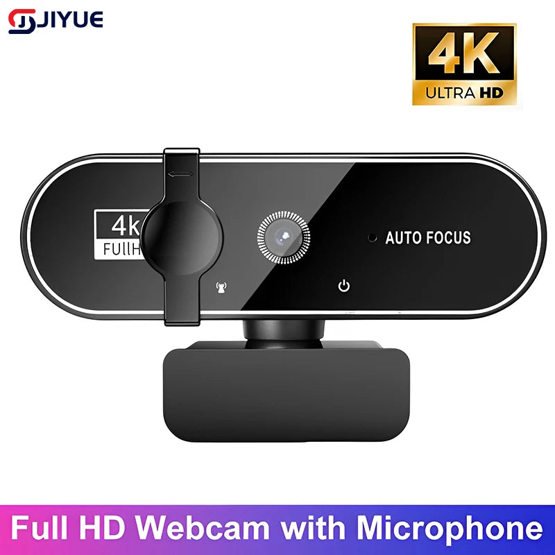 4K Streaming Webcam | Autofocus | Built-in Microphone
