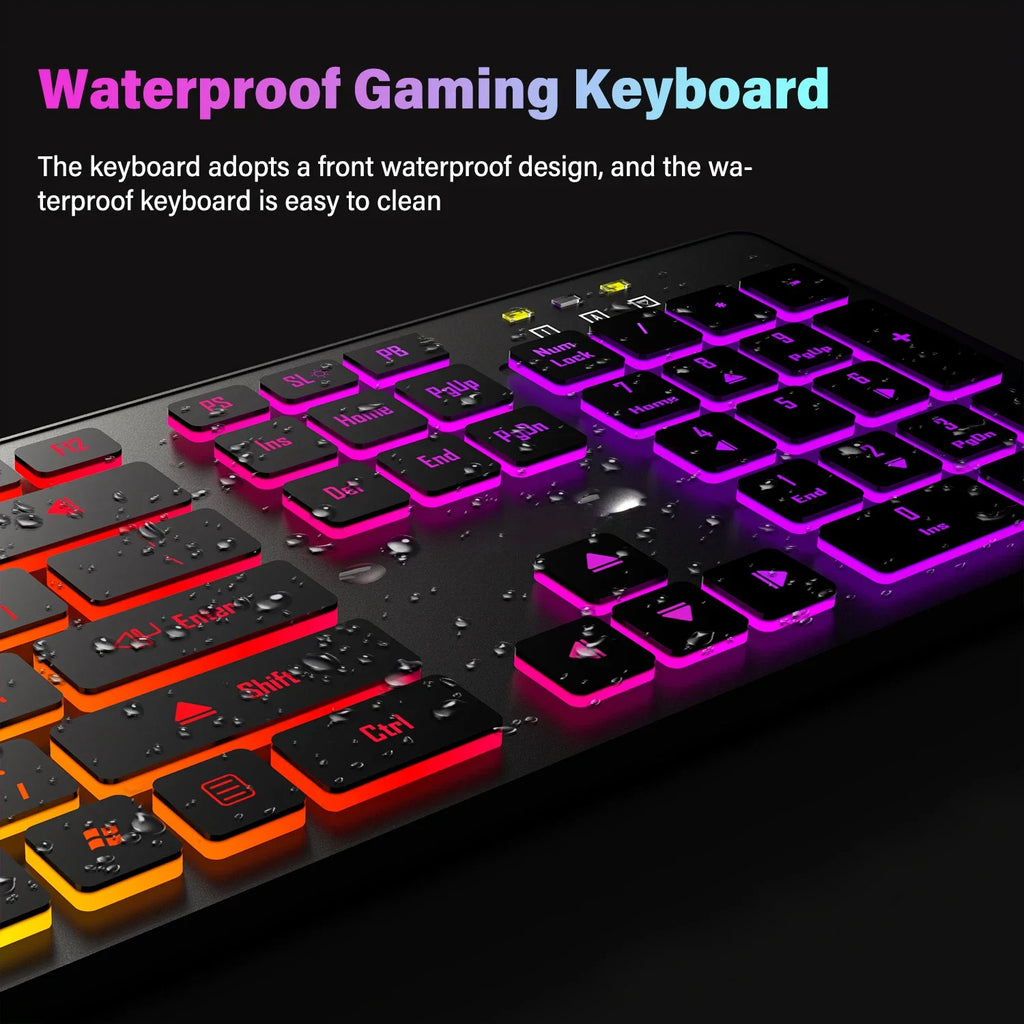 RGB Gaming Keyboard | LED Backlit USB Keyboard