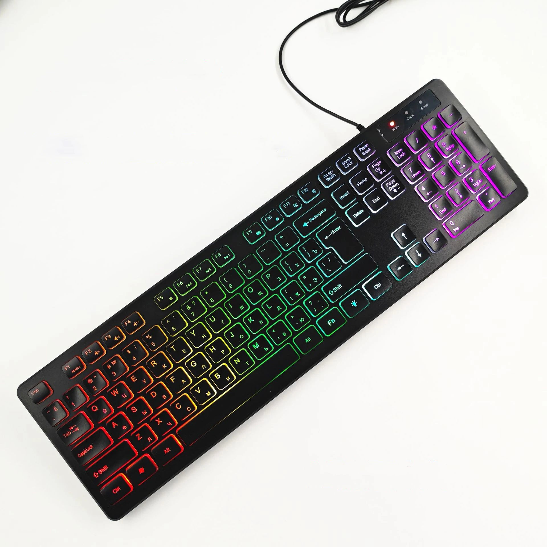 RGB Gaming Keyboard | LED Backlit USB Keyboard