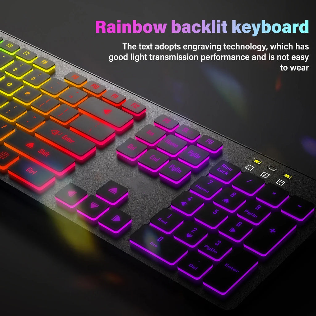 RGB Gaming Keyboard | LED Backlit USB Keyboard