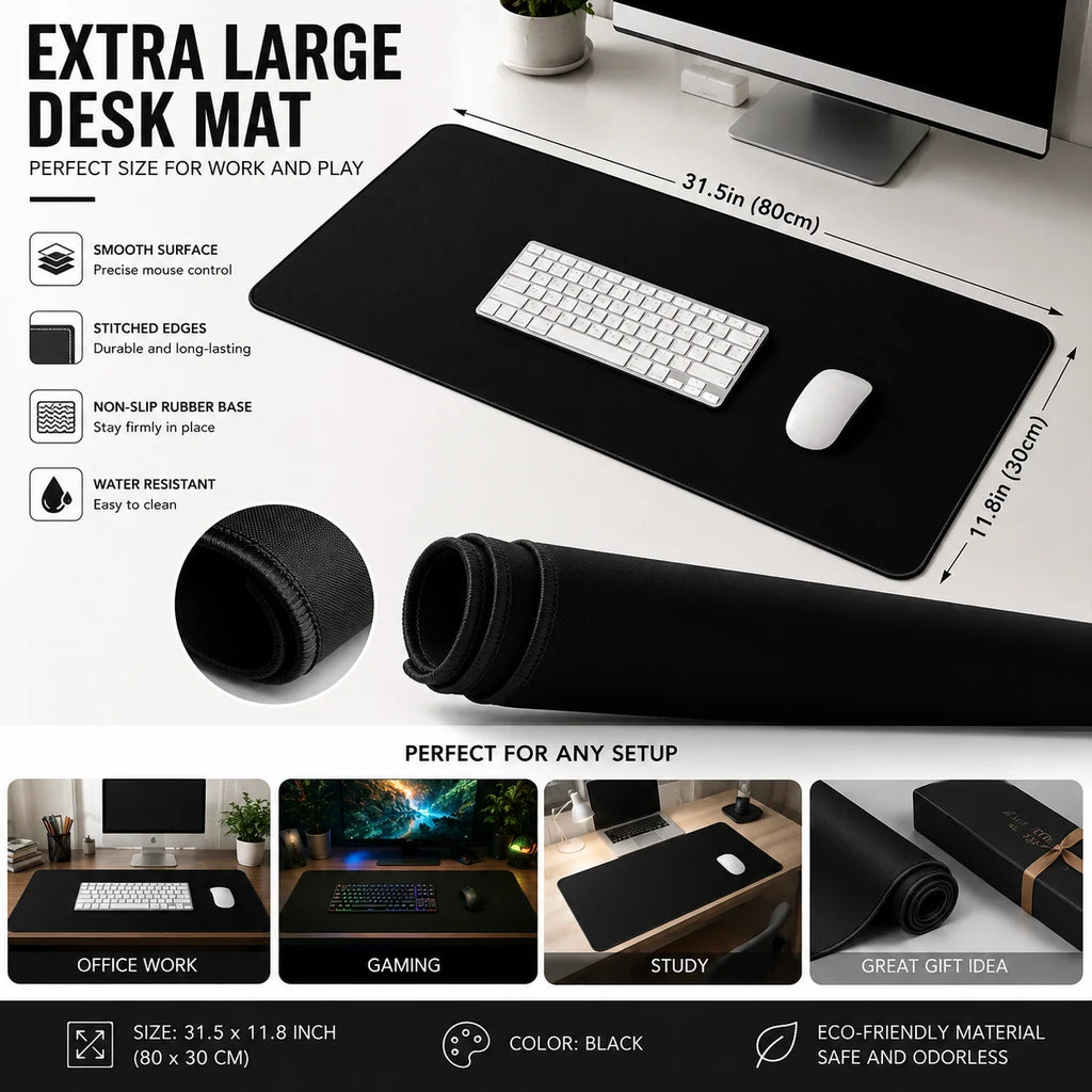 Extended RGB Gaming Mouse Pad | XXL Waterproof Desk Mat