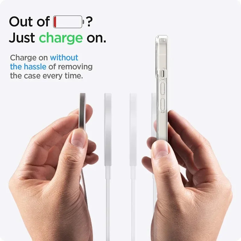 Premium Magnetic Clear Phone Case (MagSafe Compatible)