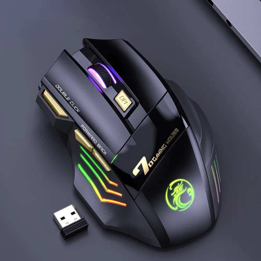 Wireless RGB Gaming Mouse | 3200 DPI Rechargeable