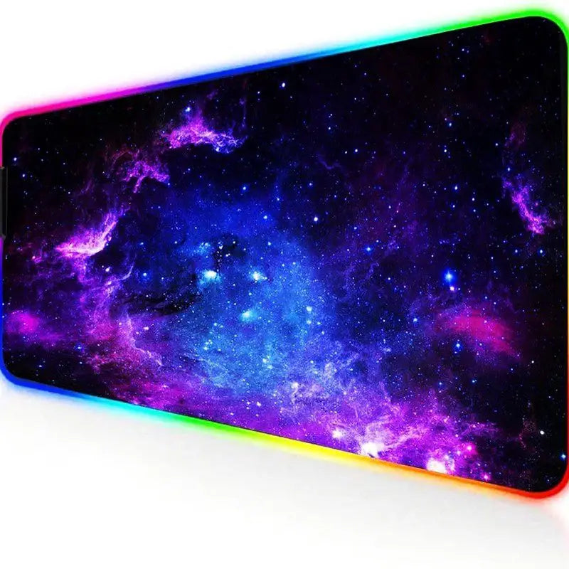 RGB Gaming Mouse Pad XXL | 12 LED Modes | Non-Slip Desk Mat