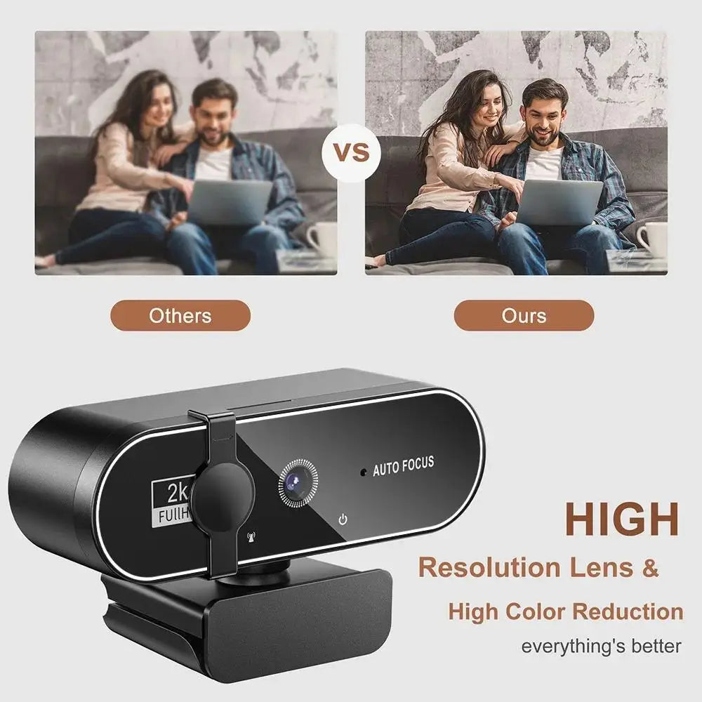 4K Streaming Webcam | Autofocus | Built-in Microphone